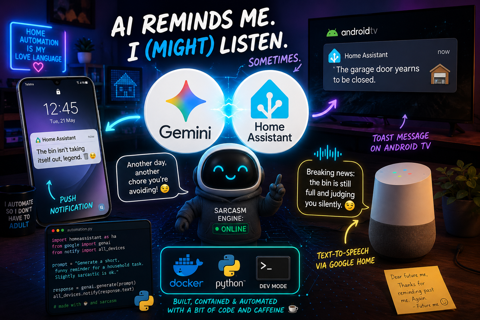 Lighthearted AI in Home Assistant