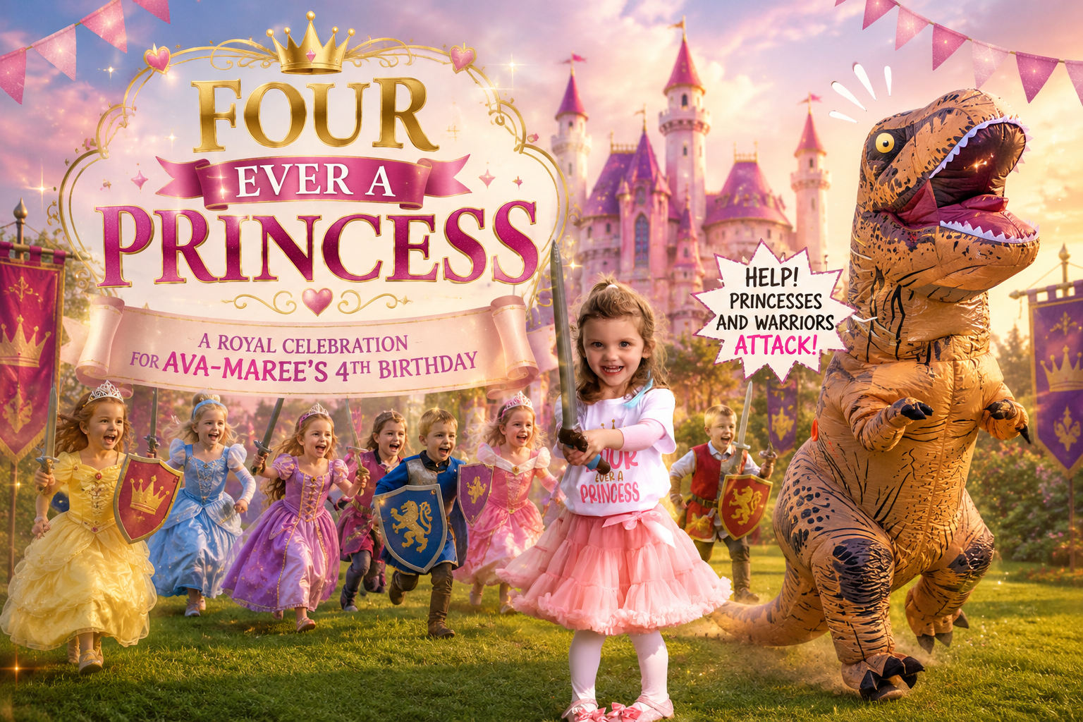 Four Ever a Princess: A Royal Celebration for Ava-Maree's 4th Birthday