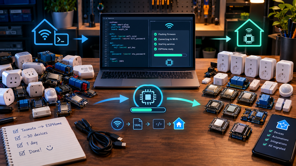 Migrating My Entire Tasmota Fleet to ESPHome